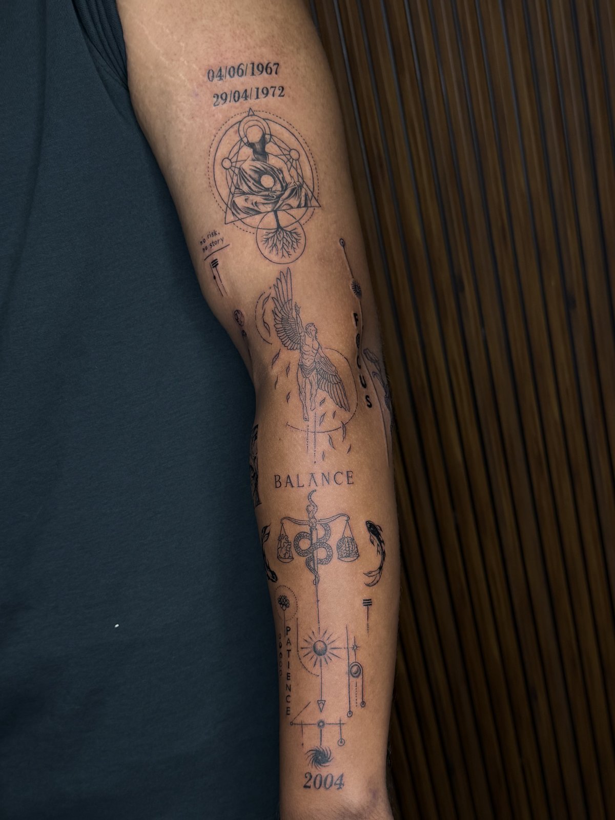Blackwork tattoo — Zynko Chennai
